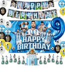 Set de petrecere de fotbal pentru ziua de naștere cu baloane Lionel Messi - mai multe variante