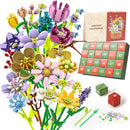 Calendar advent Premium Buchet de flori - mai multe variante