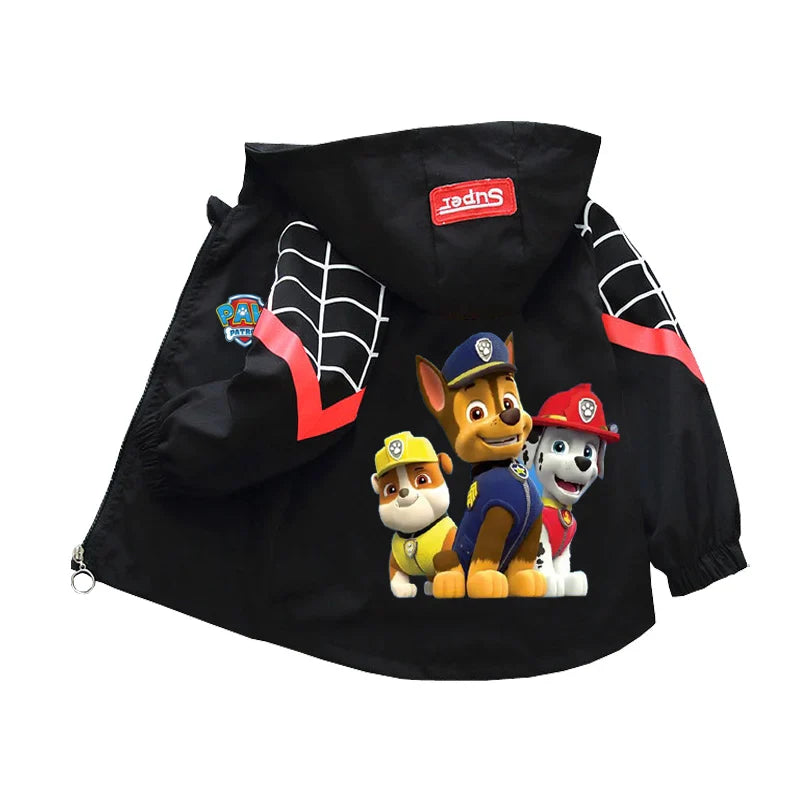 Jachetă de primăvară/toamnă pentru copii cu glugă Paw Patrol - mai multe variante