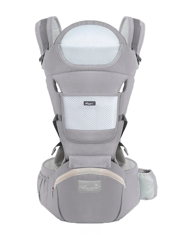 Port-bebeluș ergonomic cu scaun lombar multifuncțional - mai multe variante