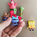 Magneți 3D pentru frigider Spongebob - 6 buc
