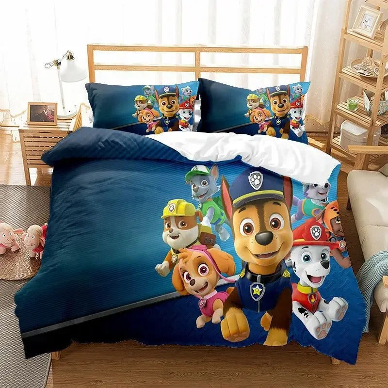 Lenjerie de pat pentru copii Paw Patrol - mai multe variante