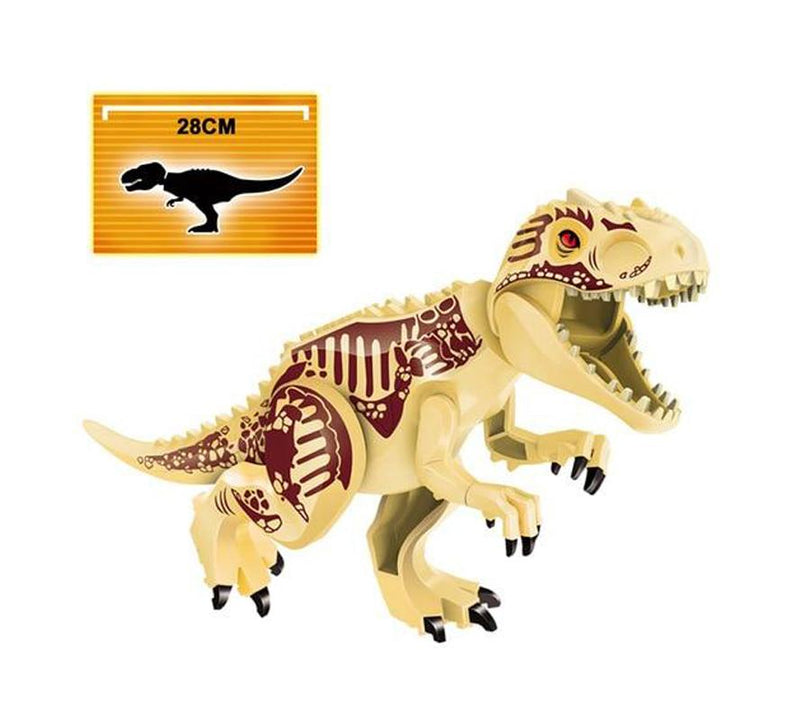 Figurină de dinozaur Jurassic Park Tyrannosaurus Rex pentru Lego - 29 cm