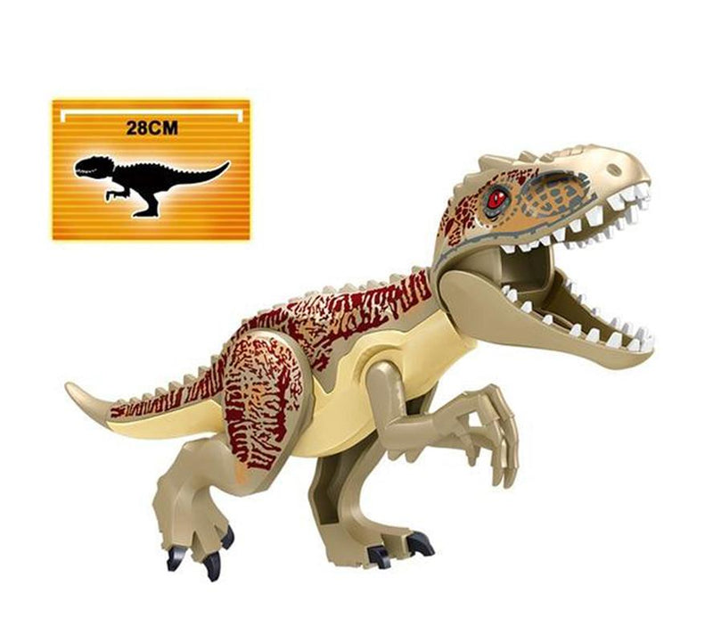 Figurină de dinozaur Jurassic World Tyrannosaurus Rex pentru Lego - 29 cm