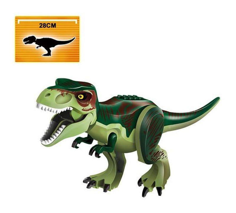 Figurină de dinozaur Jurassic World Tyrannosaurus Rex pentru Lego - 28 cm