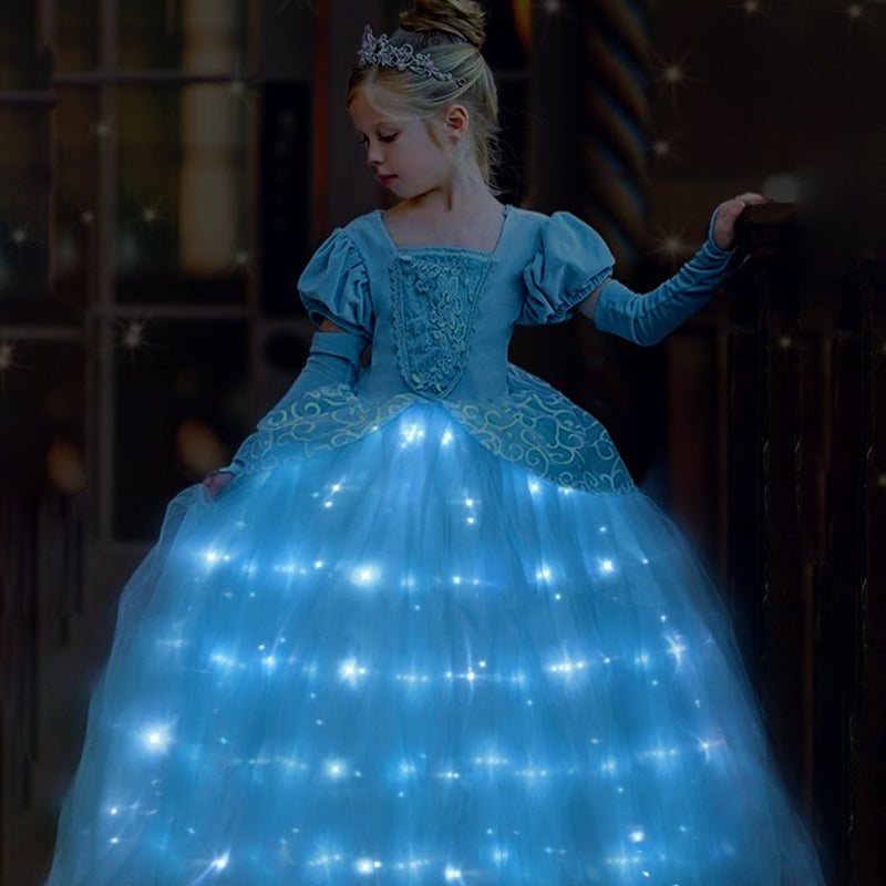 Rochie fosforescentă pentru copii Frozen