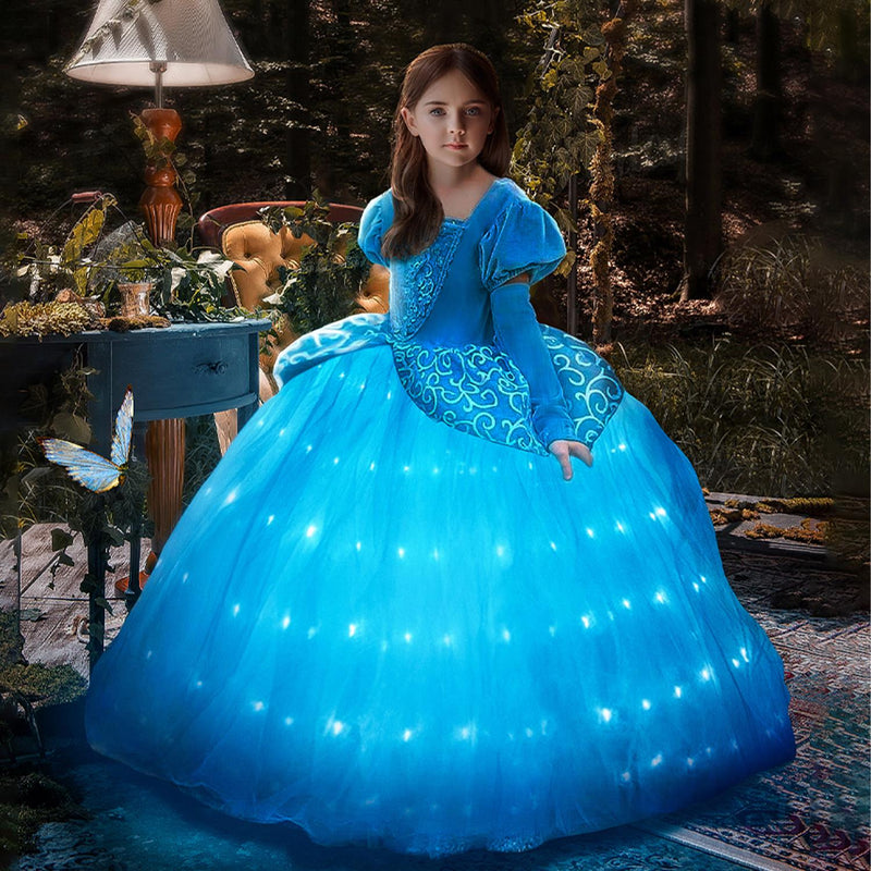 Rochie fosforescentă pentru copii Frozen