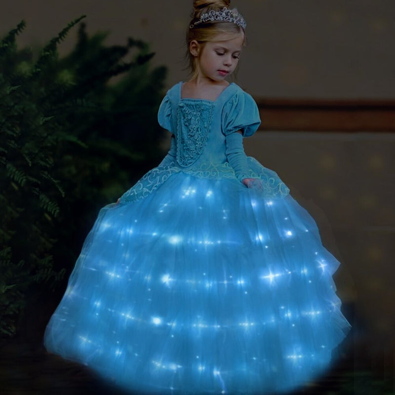 Rochie fosforescentă pentru copii Frozen
