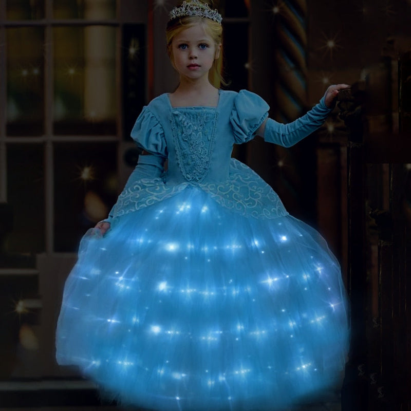 Rochie fosforescentă pentru copii Frozen
