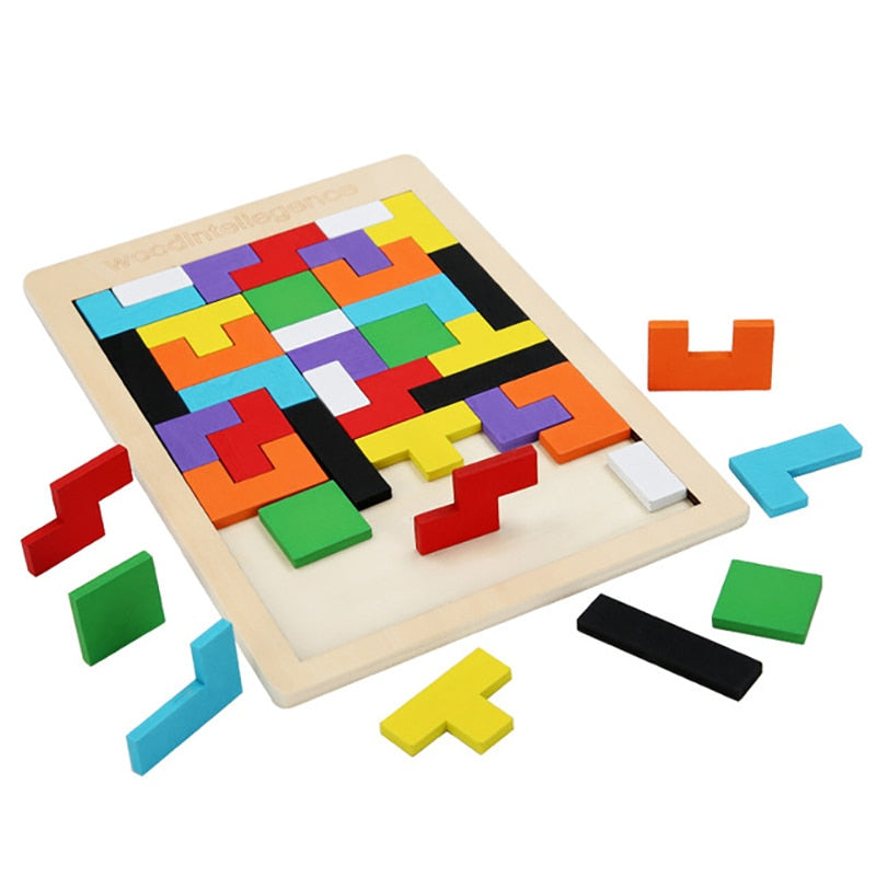 Tetris din lemn