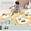 Pistă de curse galbenă și gri variabilă pentru copii - mai multe variante