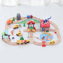 Circuit de tren din lemn - mai multe variante