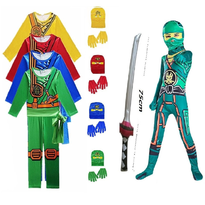 Costum de ninja pentru băieți - mai multe variante