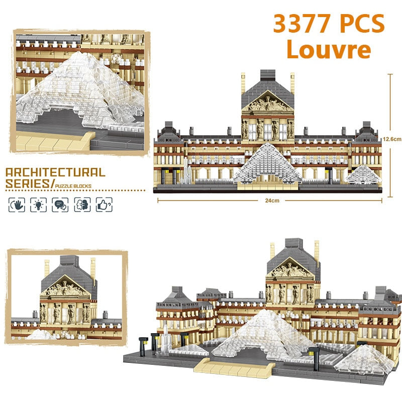 Set de construcție monumente celebre - mai multe variante