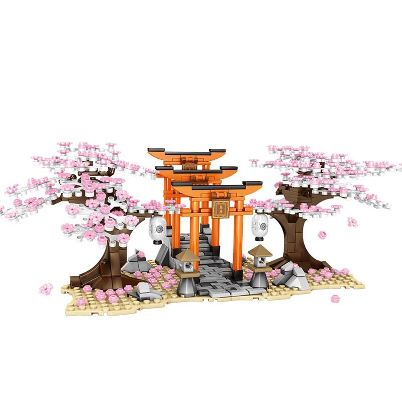 Set de construcție arbore sakura - mai multe variante