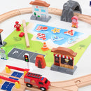 Circuit de tren din lemn - mai multe variante