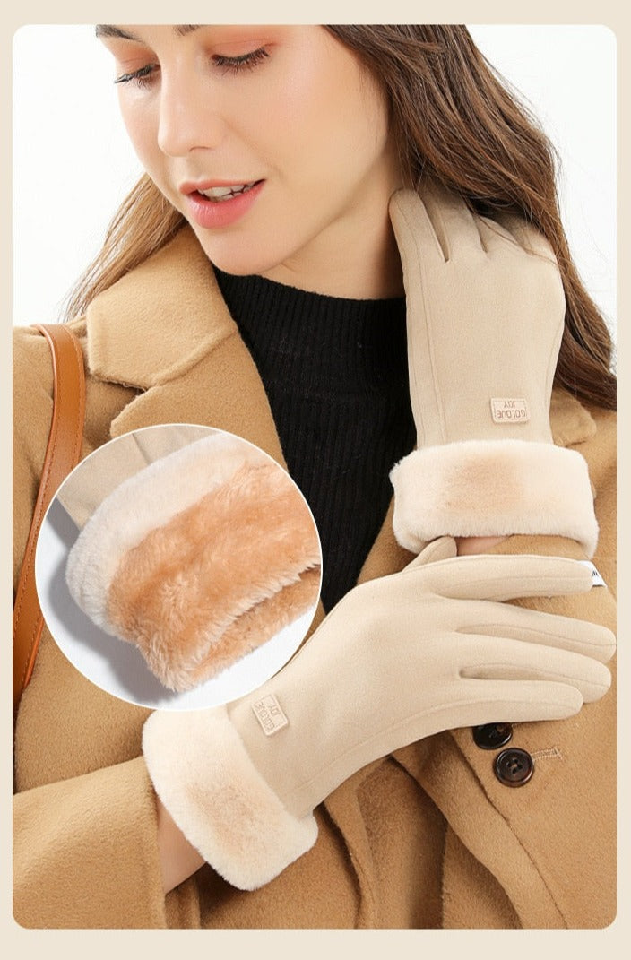 Mănuși elegante de iarnă pentru femei - mai multe culori