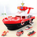 Barcă mare de pompieri