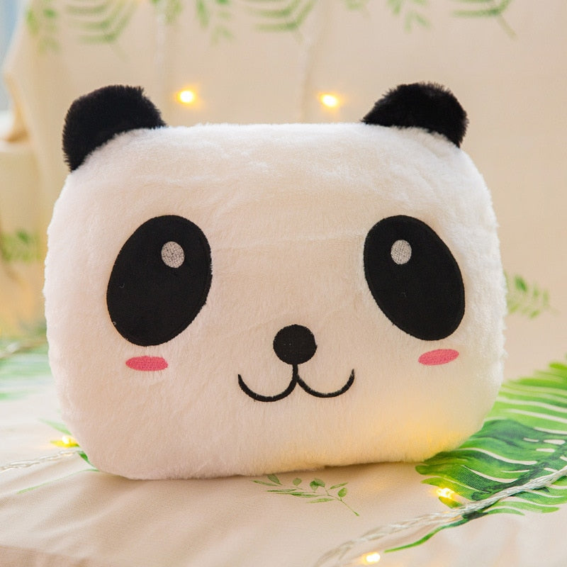 Jucărie de plush cu lumini panda - mai multe culori