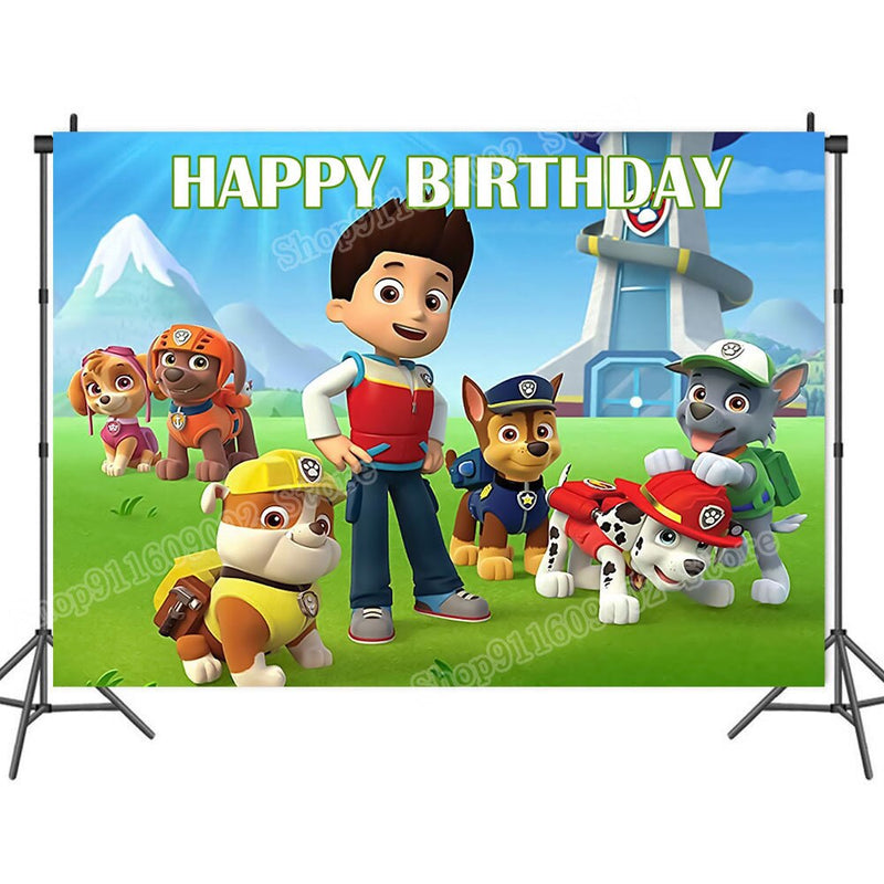 Fundal cu poză PAW Patrol - mai multe variante