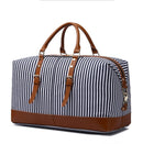 Geantă de călătorie pentru femei cu dungi