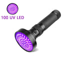 Lanternă cu LED-uri ultraviolete - 100 de LED-uri UV