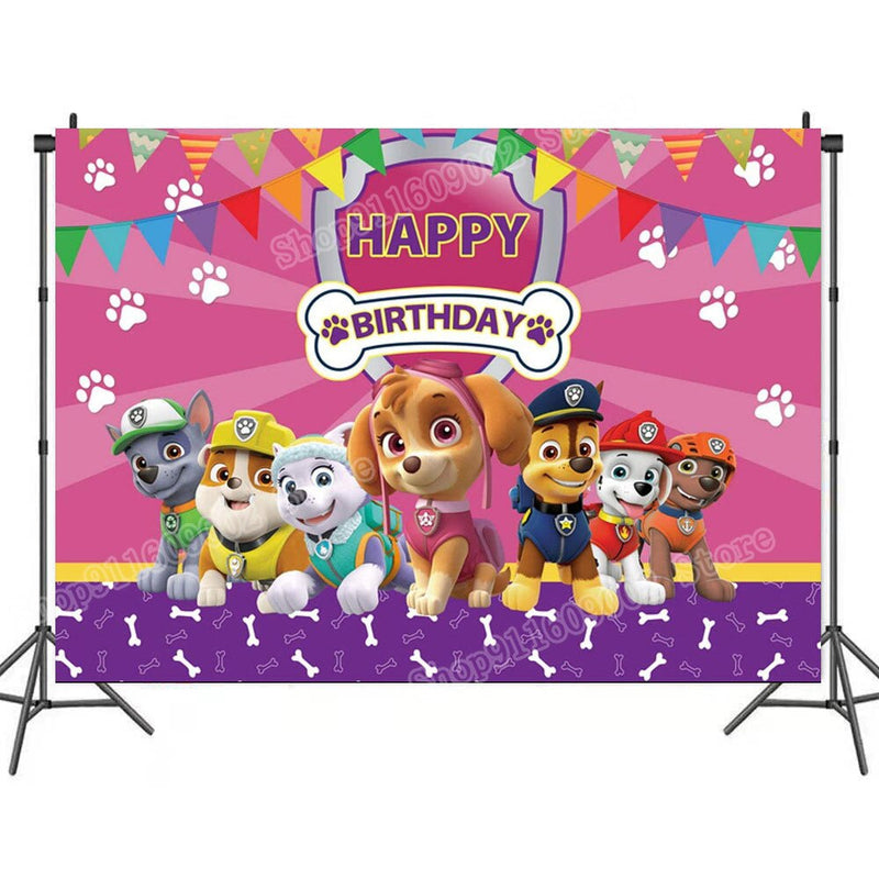 Fundal cu poză PAW Patrol - mai multe variante
