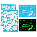 Decorațiuni luminoase de perete de Crăciun - mai multe variante