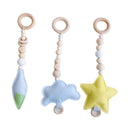 Jucărie suspendată din lemn pentru copii - mai multe variante