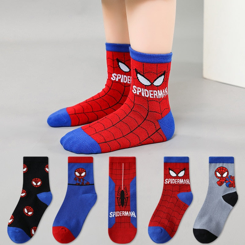Șosete pentru copii Spiderman - 5 buc