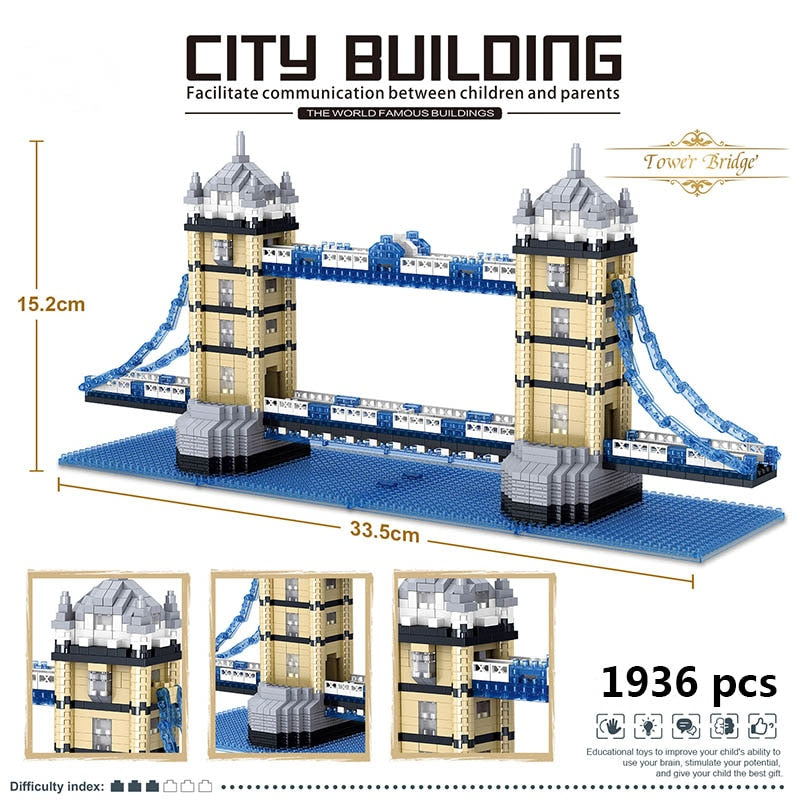 Set de construcție monumente celebre - mai multe variante