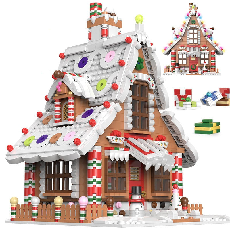 Joc de construit casă de turtă dulce de Crăciun