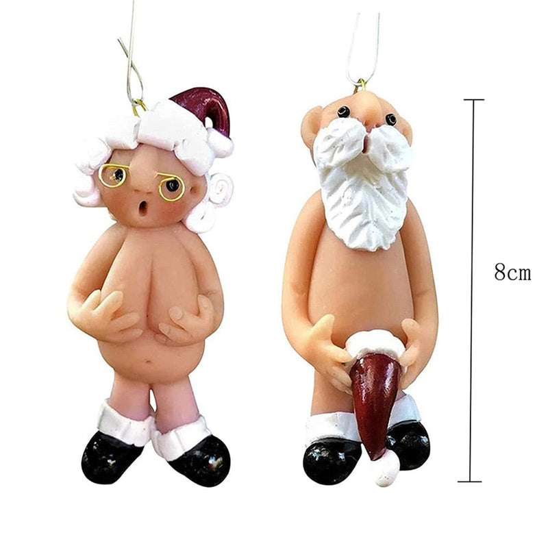 Ornamente haioase pentru brad cu figurine dezbrăcate - mai multe variante