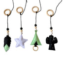 Jucărie suspendată din lemn pentru copii - mai multe variante