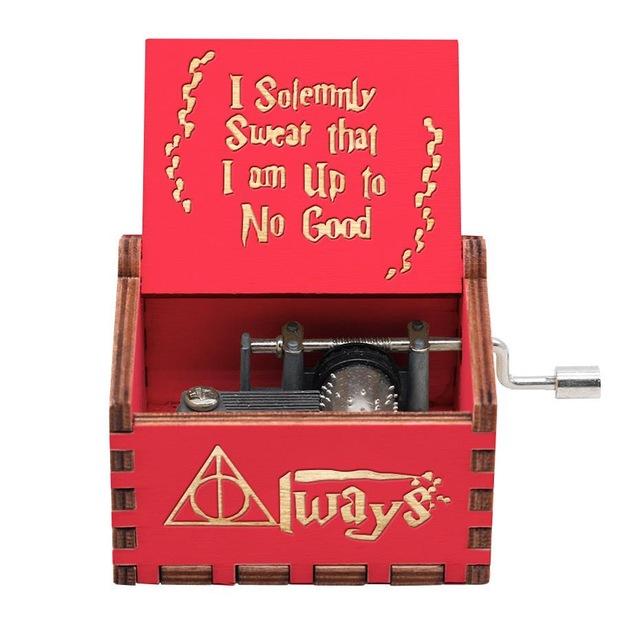 Cutie muzicală din lemn Harry Potter - mai multe variante