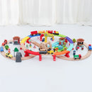 Circuit de tren din lemn - mai multe variante