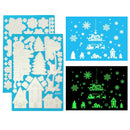 Decorațiuni luminoase de perete de Crăciun - mai multe variante