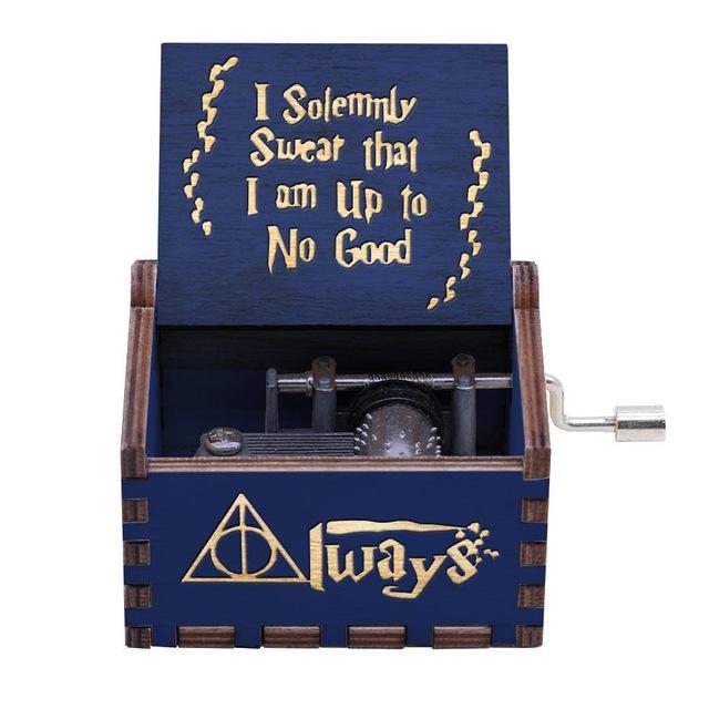 Cutie muzicală din lemn Harry Potter - mai multe variante