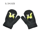 Mănuși de iarnă pentru copii cu motiv de mașină - mai multe variante