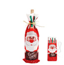 Capacul sticlei cu motiv de Crăciun - mai multe variante