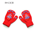 Mănuși de iarnă pentru copii cu motiv de mașină - mai multe variante