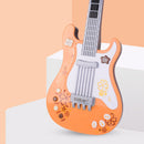 Chitară electrică portocalie pentru copii