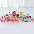 Circuit de tren din lemn - mai multe variante