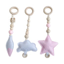 Jucărie suspendată din lemn pentru copii - mai multe variante