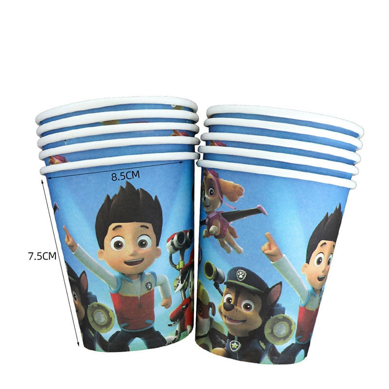 Pahare de hârtie PAW Patrol - 10 buc