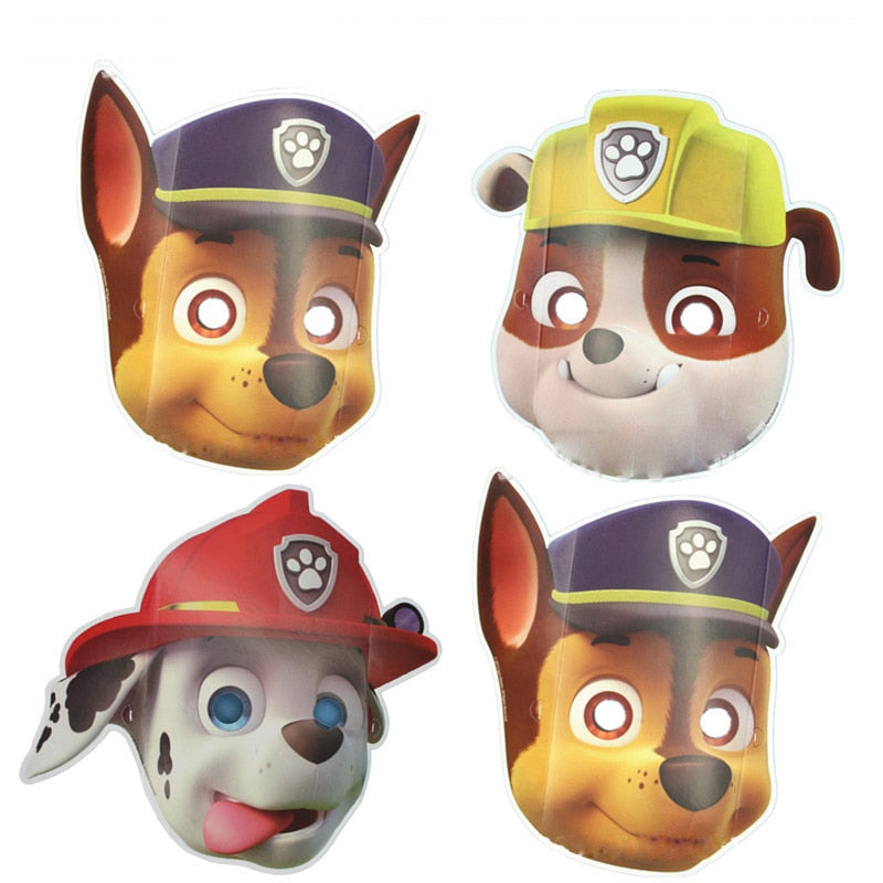 Măști de ziua de naștere PAW Patrol