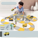Pistă de curse galbenă și gri variabilă pentru copii - mai multe variante