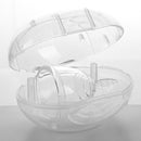 Cupa menstruală transparentă din silicon - mai multe variante