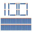 Gloanțe de spumă tip NERF 100 buc - mai multe culori