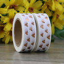 Rolă mare de bandă adezivă cu motiv de inimă